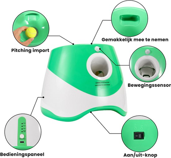 Animalove FetchBlaster™ – Automatische ball launcher voor honden