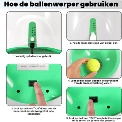 Animalove FetchBlaster™ – Automatische ball launcher voor honden